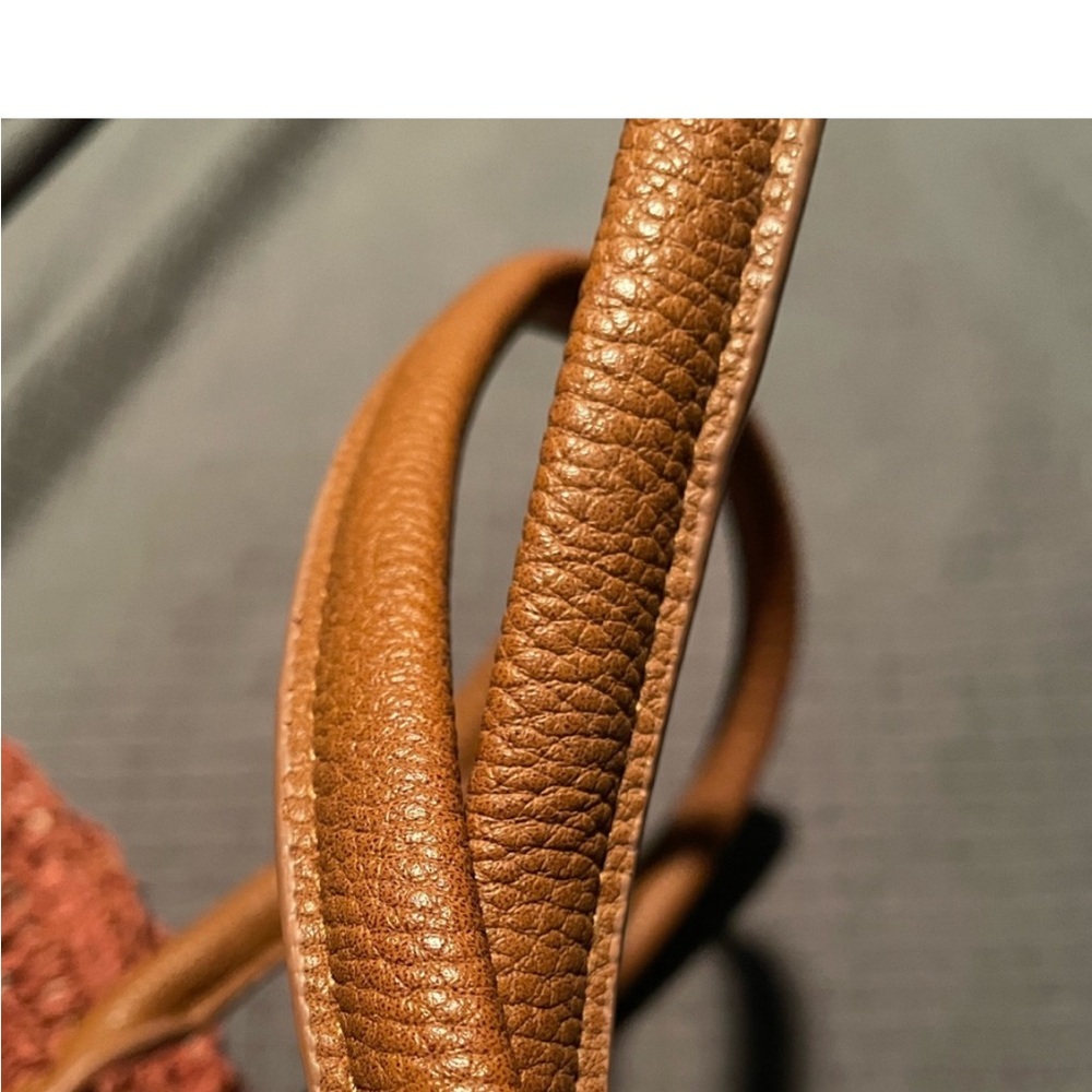 Merona Multi Colored Striped Boho Woven Straw Bag - Picture 4 of 15